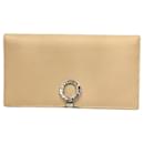 Bvlgari Beige Long Bill Wallet - Bulgari