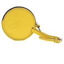 Loewe Women's Leather Coin Purse in Yellow