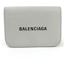 Balenciaga Tri-Fold Leather Wallet