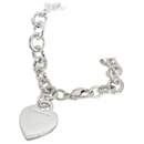 Bracciale charm in argento 925 con tag a forma di cuore Tiffany - Tiffany & Co