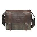 Dolce & Gabbana Men's Leather and Canvas Shoulder Bag