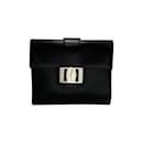 Salvatore Ferragamo Vara Hardware Calf Leather Bifold Wallet