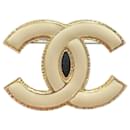 Broche Chanel CC Métal