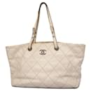 Chanel Wild Stitch Leather Tote Bag