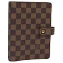 LOUIS VUITTON Agenda MM Damier Ebene Couverture R20240 LV Auth 84132 - Louis Vuitton