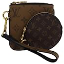 LOUIS VUITTON Monogram Reverse Pochette Trio Coin Purse M68756 LV Auth 80664 - Louis Vuitton