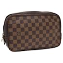 LOUIS VUITTON Trousse Toilette Clutch Bag Damier Ebene N47623 LV Auth 84147 - Louis Vuitton