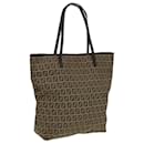 Sac fourre-tout en toile Zucchino beige Auth hk1424 - Fendi