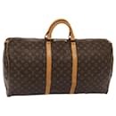 LOUIS VUITTON Monogram Keepall 60 Boston Bag M41422 LV Auth 84033 - Louis Vuitton