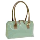 Bolsa de Ombro em Lona Zucchino FENDI Esmalte Menta Auth 84217 - Fendi