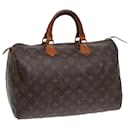 LOUIS VUITTON Sac à main Monogram Speedy 35 M41524 LV Auth 84195 - Louis Vuitton