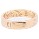 Bague Cartier Joyeux Anniversaire 750(PG) 4.6g en Taille 50 EU