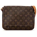 Louis Vuitton Brown Monogram Musette Tango Short Strap