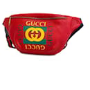 Gucci Red Leather Sling Bag