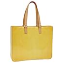 LOUIS VUITTON Monogram Vernis Columbus Tote Bag Gelb M91047 LV Auth 83616 - Louis Vuitton