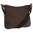 PRADA Shoulder Bag Canvas Brown Auth bs16387 - Prada