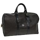 Bolsa Boston em lona Macadam CELINE em couro PVC marrom Auth yk13827 - Céline