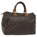 LOUIS VUITTON Bolsa de Mão Monogram Speedy 30 M41526 LV Auth 84799 - Louis Vuitton