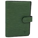 LOUIS VUITTON Epi Agenda PM Couverture de Planificateur de Jour Verte R20054 LV Auth 84816 - Louis Vuitton