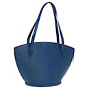 LOUIS VUITTON Epi Saint Jacques Bolsa de Compras de Hombro Azul M52275 LV Auth 80212 - Louis Vuitton