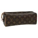 LOUIS VUITTON Monogram Trousse Patte Pression Cosmetic Pouch M47636 Auth 79342 - Louis Vuitton