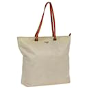 PRADA Bolsa Tote Nylon Blanca Auth 83952 - Prada