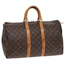 LOUIS VUITTON Monogram Keepall 45 Boston Tasche M41428 LV Auth 82463 - Louis Vuitton