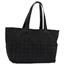 CHANEL Nouveau Sac Tote de Voyage Nylon Noir CC Auth bs16269 - Chanel