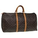 LOUIS VUITTON Monogram Keepall 55 Bolsa Boston M41424 LV Auth 83090 - Louis Vuitton