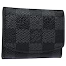 LOUIS VUITTON Estojo de Pulso Damier Graphite LV Auth ki4694 - Louis Vuitton