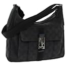 GUCCI GG Canvas Shoulder Bag Black 131211 Auth ki4683 - Gucci