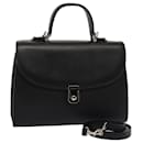 Burberrys Hand Bag Leather 2way Black Auth ep4940 - Autre Marque