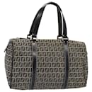 FENDI Zucchino Canvas Handtasche Navy Auth yk13932 - Fendi