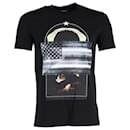 Givenchy Graphic Print T-Shirt in Black Cotton