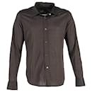 Tom Ford Button-Down Shirt in Brown Cotton