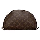 Louis Vuitton Brown Monogram Trousse Demi Ronde Cosmetic Pouch