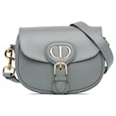 Dior Gris Pequeño Bolso de Cuero Bobby Cruzado