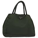 PRADA Hand Bag Nylon Khaki Auth bs16372 - Prada