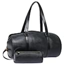 LOUIS VUITTON Epi Soufflot Hand Bag Black M52222 LV Auth bs16309 - Louis Vuitton