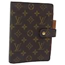 LOUIS VUITTON Monogram Agenda MM Day Planner Cover R20105 LV Auth 78946 - Louis Vuitton