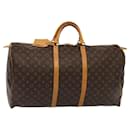 LOUIS VUITTON Monogram Keepall 60 Boston Bag M41422 LV Auth 84202 - Louis Vuitton