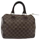 LOUIS VUITTON Borsa a Mano Speedy 25 Damier Ebene N41532 LV Auth 83642 - Louis Vuitton