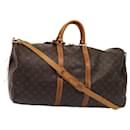 LOUIS VUITTON Monogram Keepall Bandouliere 55 Borsa Boston M41414 LV Auth 72287 - Louis Vuitton