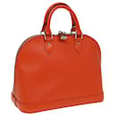 LOUIS VUITTON Epi Alma PM Handtasche Orange Pimon M40623 LV Auth 82018 - Louis Vuitton