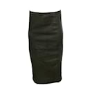 DNA, kaki leather skirt - Autre Marque