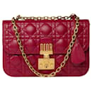 Sac DIOR Addict en Cuir Rouge - 102046 - Dior