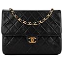 Chanel gesteppte Lammleder 24K Gold Einzelklappen Tasche