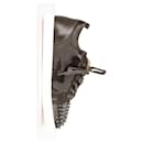 Christian Louboutin Louis Junior Spikes Camouflage Print Sneakers in Khaki Calfskin Leather