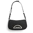 Christian Dior 2000er John Galliano Malice Mini Sac Schwarze Satin XS Schultertasche