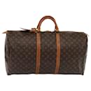 LOUIS VUITTON Monogram Keepall 60 Boston Bag M41422 LV Auth 84204 - Louis Vuitton